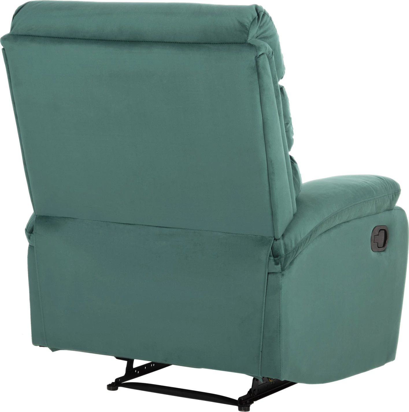 Karrige relaksuese YASUMU, ngjyrë selvi, kadife, 80x93x100H cm