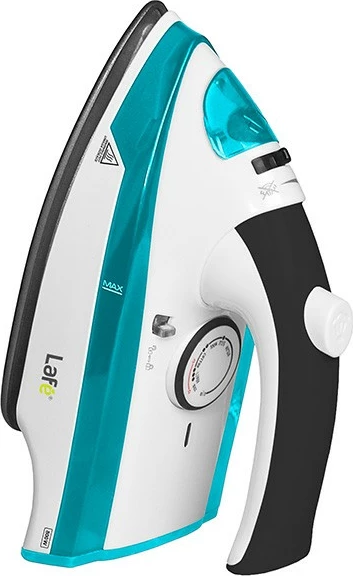 Hekur udhëtimi, Lafe ZPH-201, 800W, pllakë qeramike, dorezë palosëse, kabllo 1.8 m, Black/Blue/White