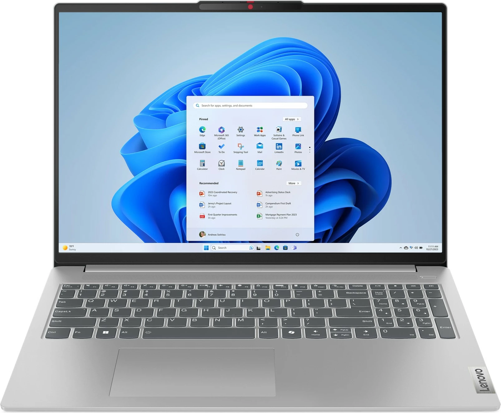 Kompjuter Lenovo IdeaPad Slim 5 16IMH9, 32GB RAM, 1TB SSD, 16 inç, Cloud Grey