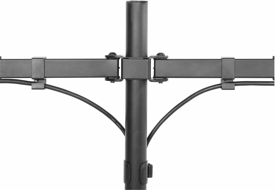 Mbajtës tavoline për dy monitorë Neomounts FPMA-D550DDBLACK, 10-32", i zi
