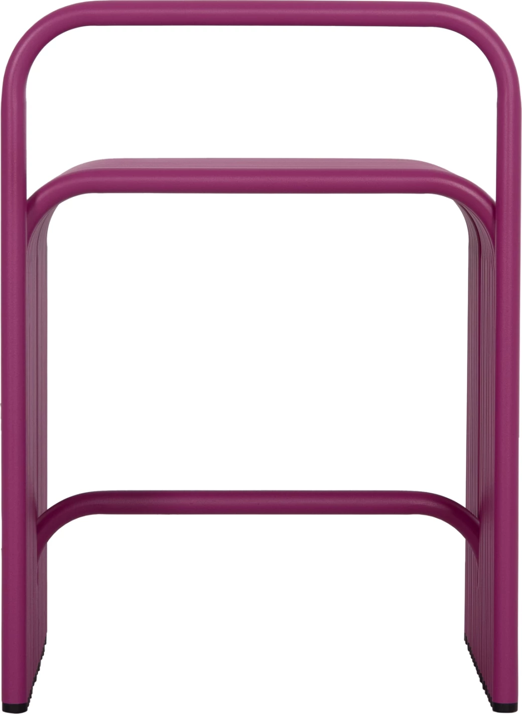 Karrige e ulët INTREPID, alumin, ngjyrë e purpurt, 40x38x55cm