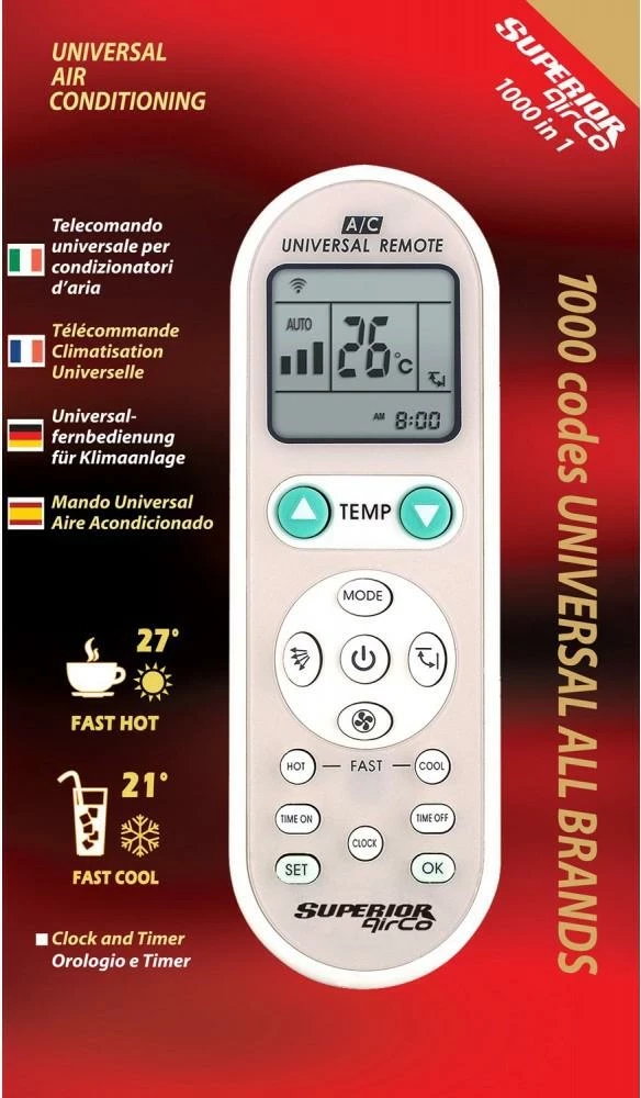 Telekomandë universale për kondicionerë Superior Electronics AirCo Simply
