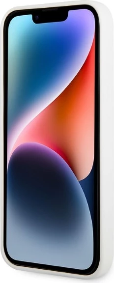 Mbështjellës Karl Lagerfeld Silicone Ikonik për iPhone 14 Plus 6.7", Bardhë