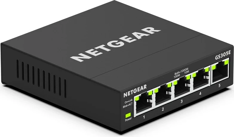 Switch NETGEAR GS305E, Gigabit Ethernet (10/100/1000), E zezë