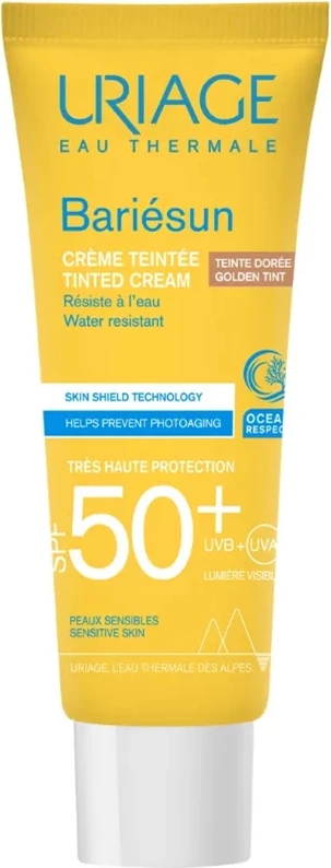 Krem fytyre me ngjyrë URIAGE Bariesun Tinted Cream Sunscreen SPF50+ për femra Gold 50ml