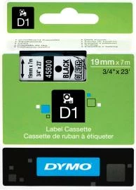 Shirit etiketash Dymo D1 45800 19mm x 7m, i zi në transparent