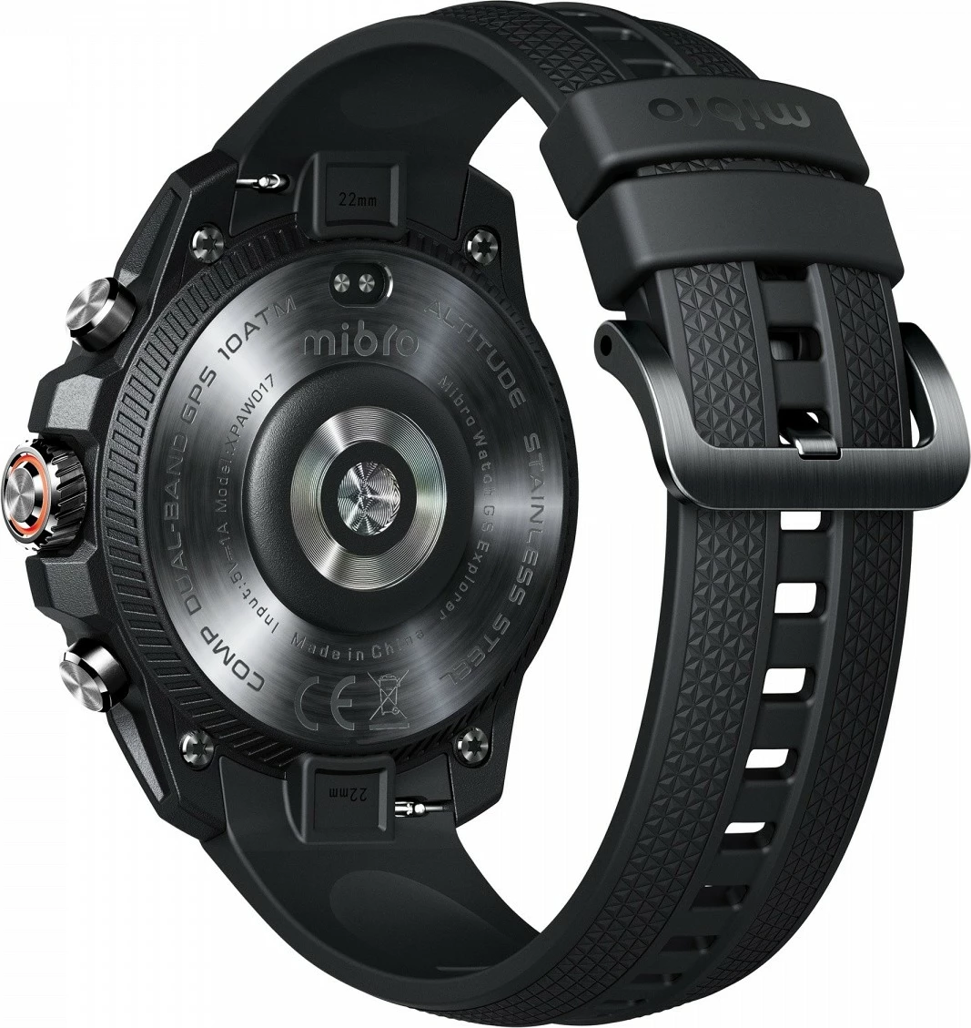 Smartwatch Mibro GS Explorer, 1.3", 128 MB, 460 mAh, e zezë