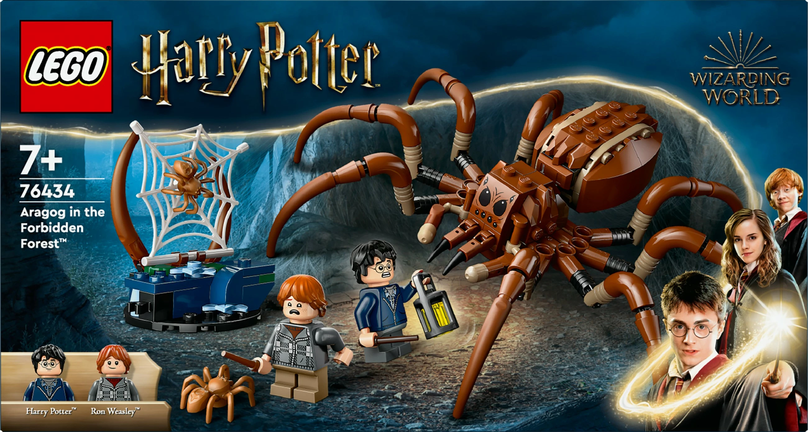 Set ndërtimi LEGO Harry Potter Aragog në Pyllin e Ndaluar, 195 pjesë, Multingjyrësh