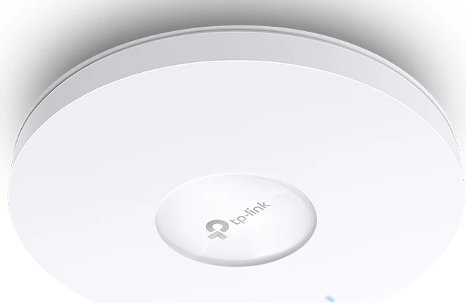 Access Point TP-Link EAP650 Wi‑Fi 6 AX3000 Dual-Band PoE+ i bardhë
