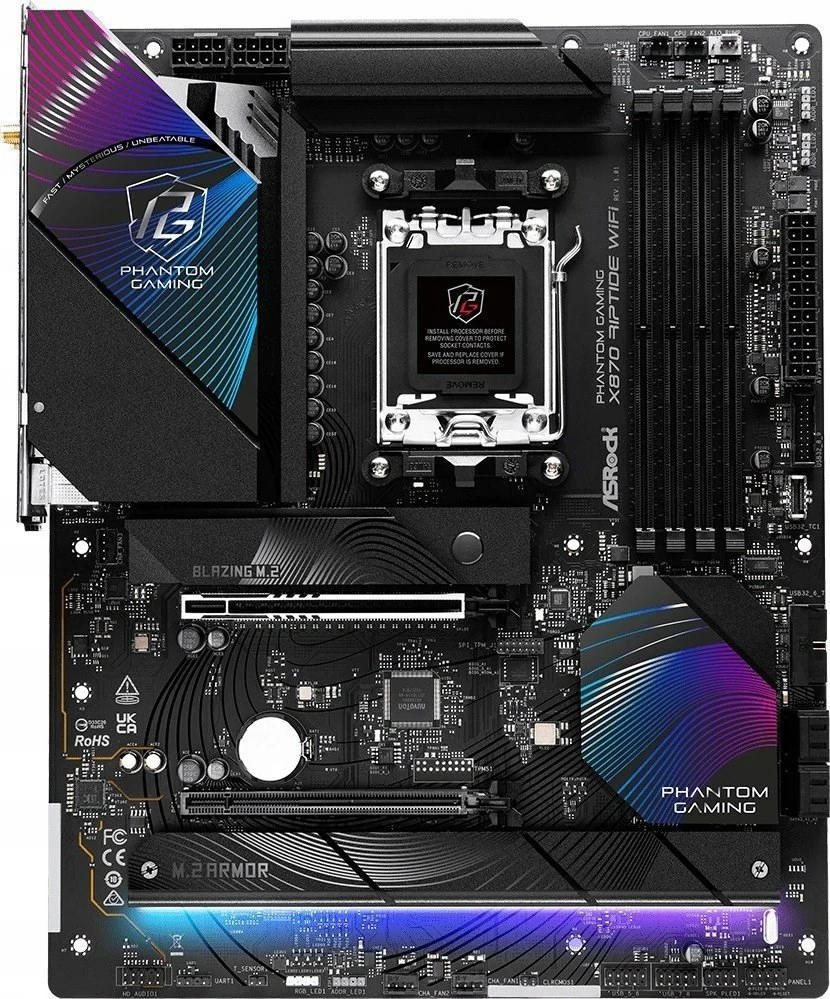 Pllakë amë ASRock X870 Riptide WiFi, Socket AM5, ATX