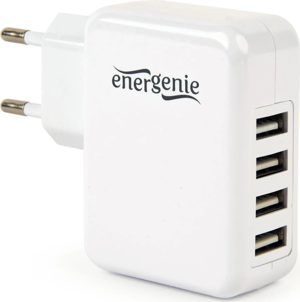 Karikues Gembird me 4 porta USB 3.1, bardhë