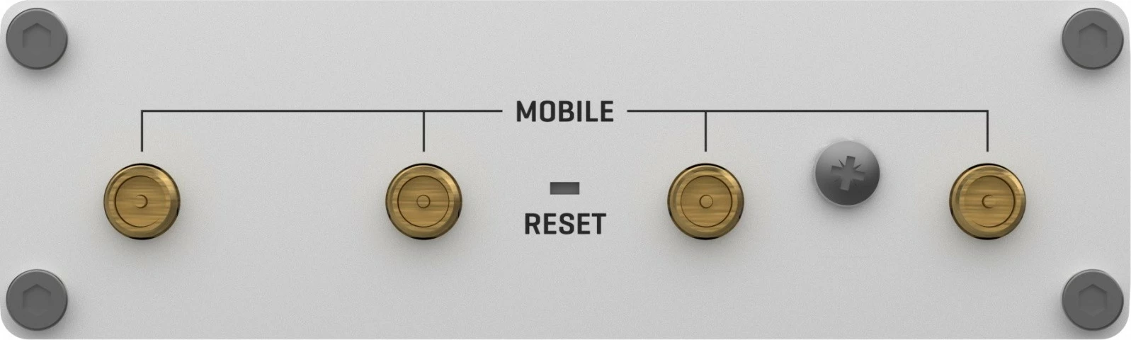 Gateway 5G/LTE Teltonika TRB500, portë Gigabit Ethernet, 4 antena, Alumini