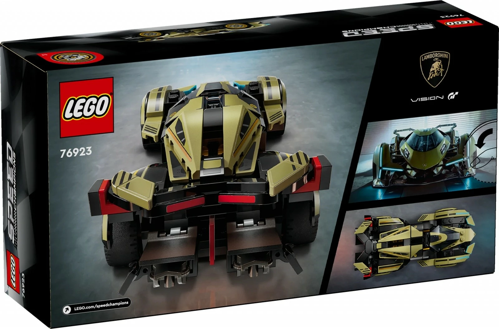 Set LEGO Speed Champions Lamborghini Lambo V12 Vision GT 76923, plastikë, 230 pjesë