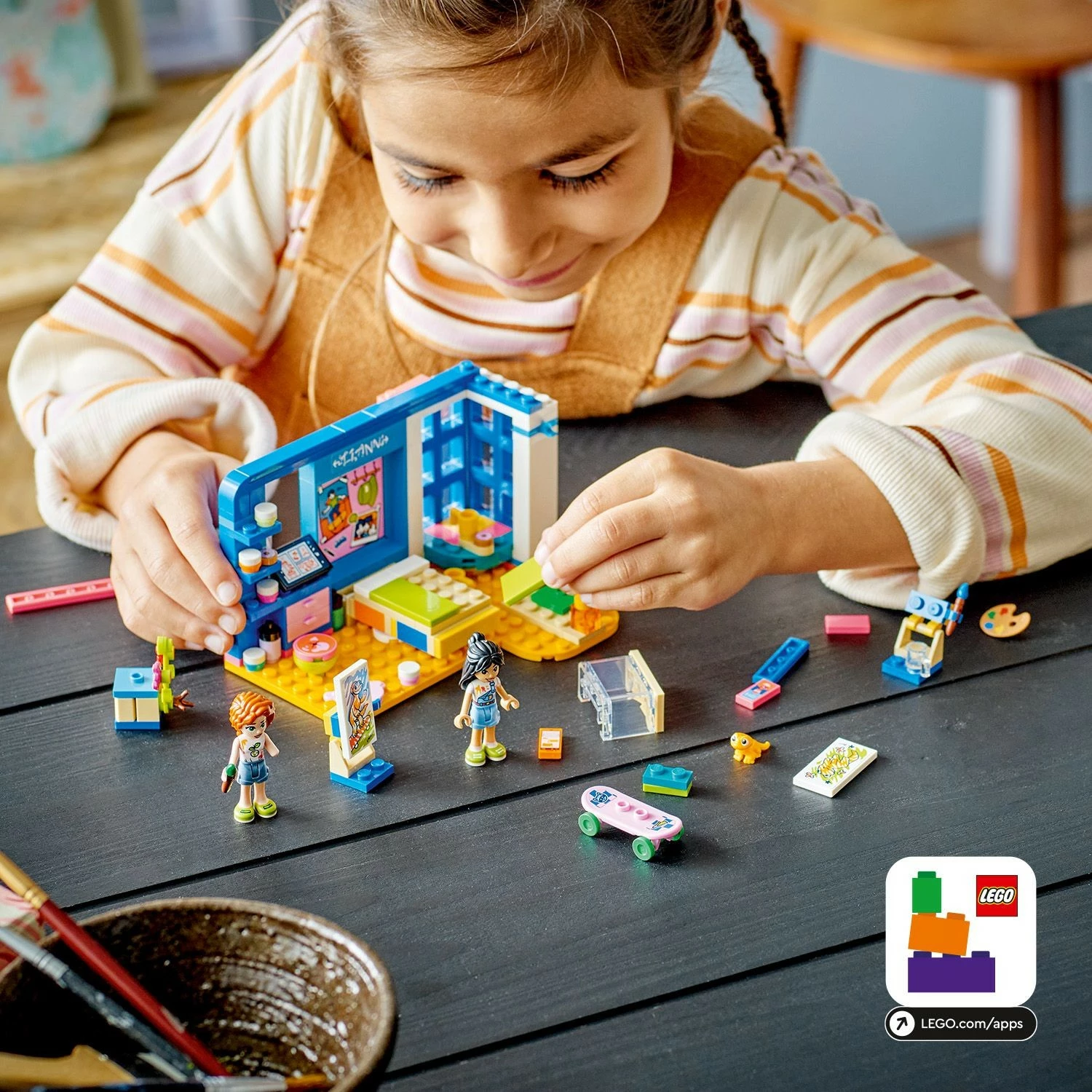 Set ndërtimi LEGO Friends 41739 Liann's Room, 204 pjesë, shumëngjyrëshe