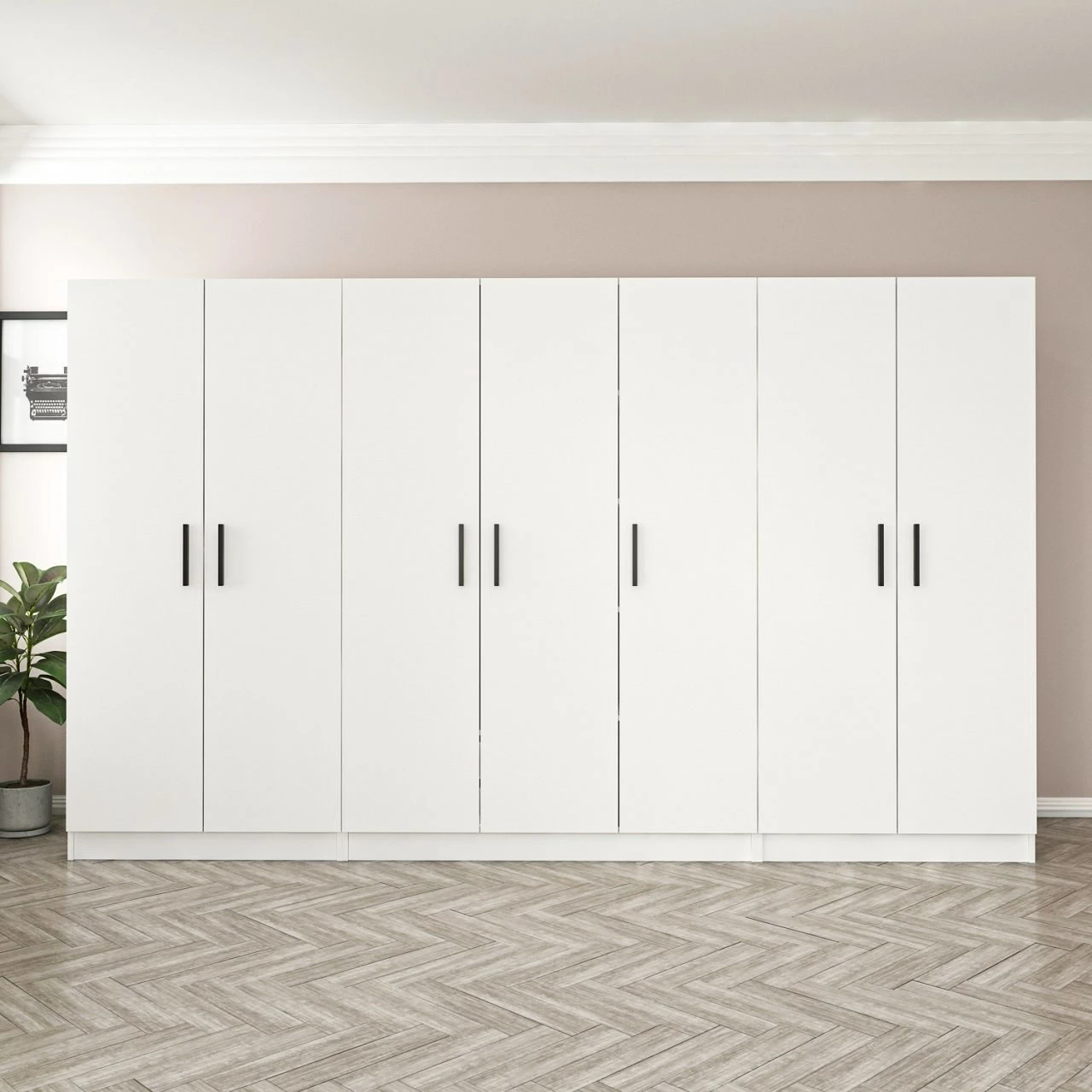 Dollap Skye Decor, i bardhë, 3808