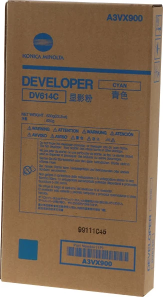 Njësi zhvilluese, Konica Minolta, DV614C / A3VX900, rendiment 1.200.000 faqe, standarde, cyan, paketim 1 copë