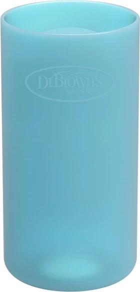 Veshje Silikoni për Shishe Qelqi Dr. Brown’s 250 ml, blu
