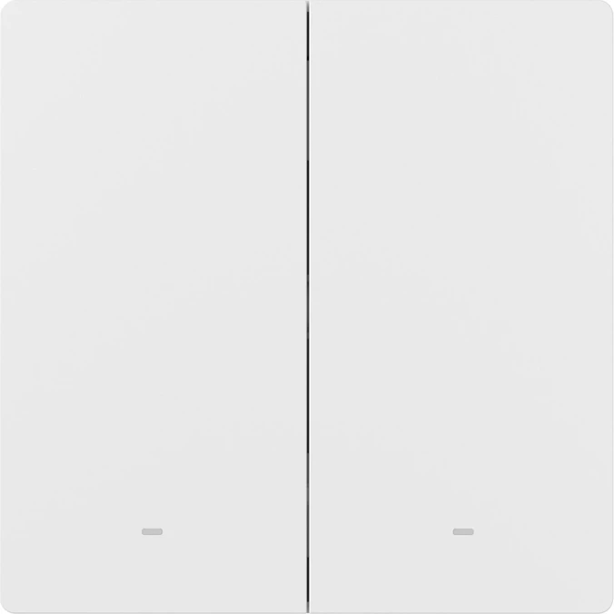 Switch smart Sonoff ZBM5-2C-86W me prekje, Zigbee, 2 kanale, i bardhë