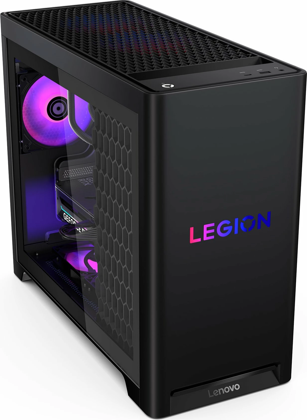 Kompjuter Lenovo Legion T5 30IAX10, Core Ultra 7 255HX, 32GB RAM, GeForce RTX 5060 Ti 8GB, SSD M.2 PCIe 2TB, pa OS, i zi