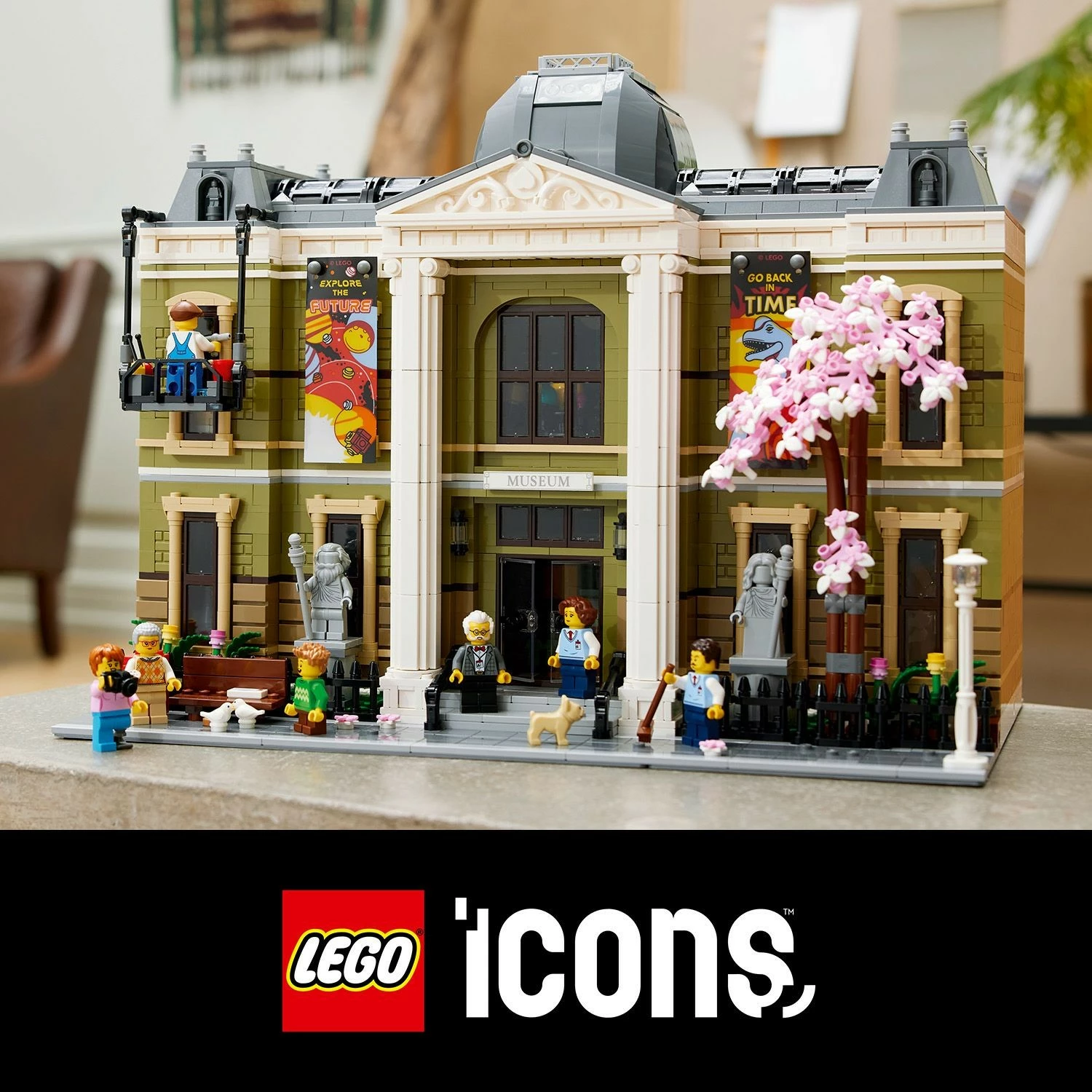 Set ndërtimi LEGO Natural History Museum, 4014 pjesë, për të rritur, plastikë, shumëngjyrësh