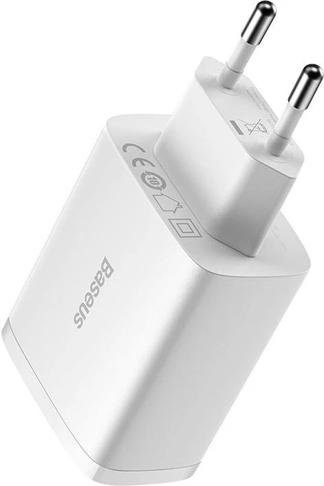Karikues kompakt Baseus CCXJ020102, 3x USB, 17W, Bardhë