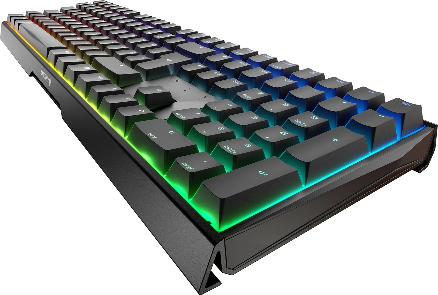 Tastaturë Cherry MX 3.0S RGB, Wired, USB, QWERTZ, RGB LED, E zezë