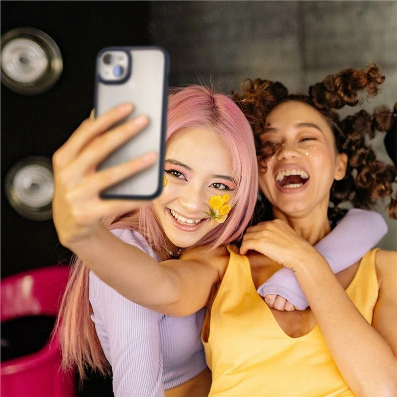 Mbështjellës Spigen Ultra Hybrid për iPhone 15 Plus, Kaltër e errët