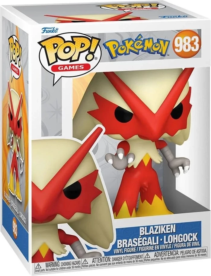 Figurinë koleksionuese Funko POP! Pokemon Blaziken (EMEA)