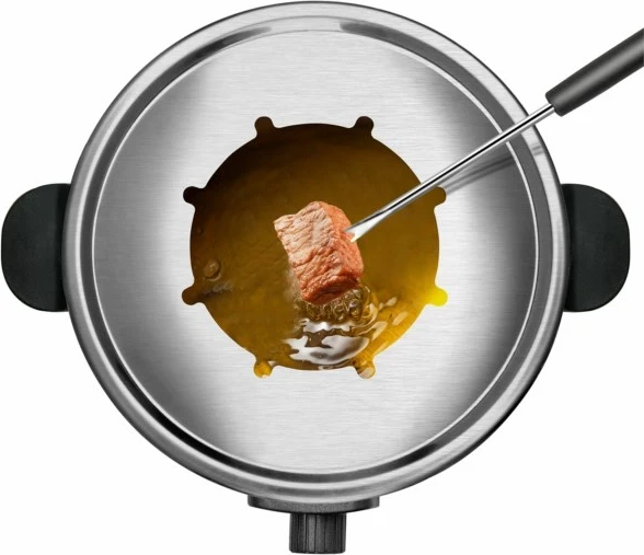 Set Fondue Taurus FF2 për 8 persona, Argjendtë