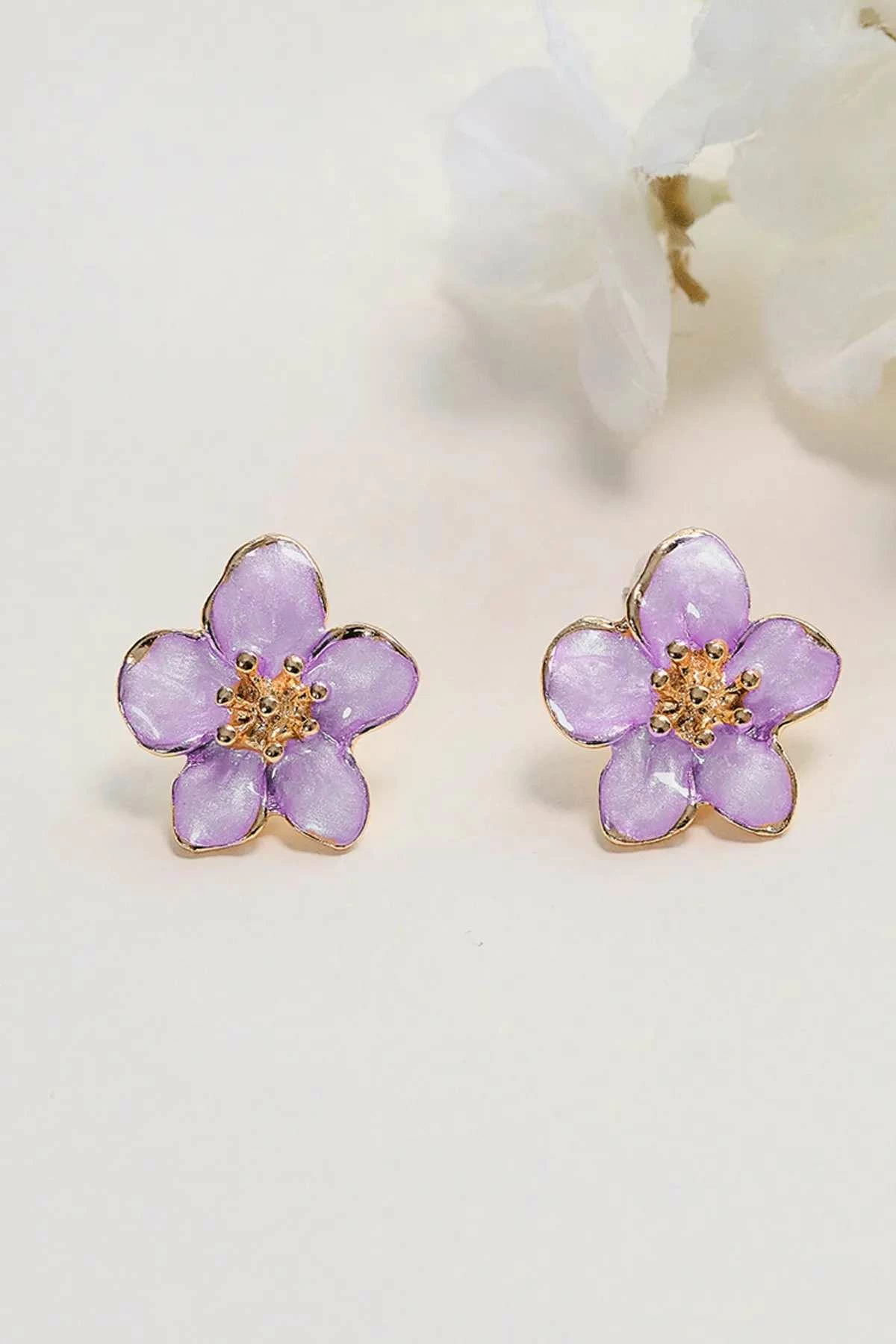 Vathë lule, ngjyrë ari, me zirkon, Jumeon, Mor-Skrckup