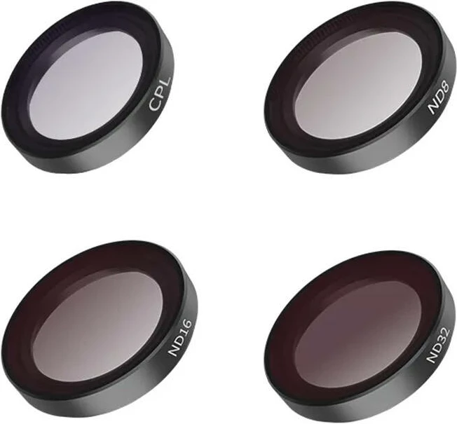 Set filtrash Telesin IS-FLT-G03 për Insta360 GO3, CPL/ND8/ND16/ND32