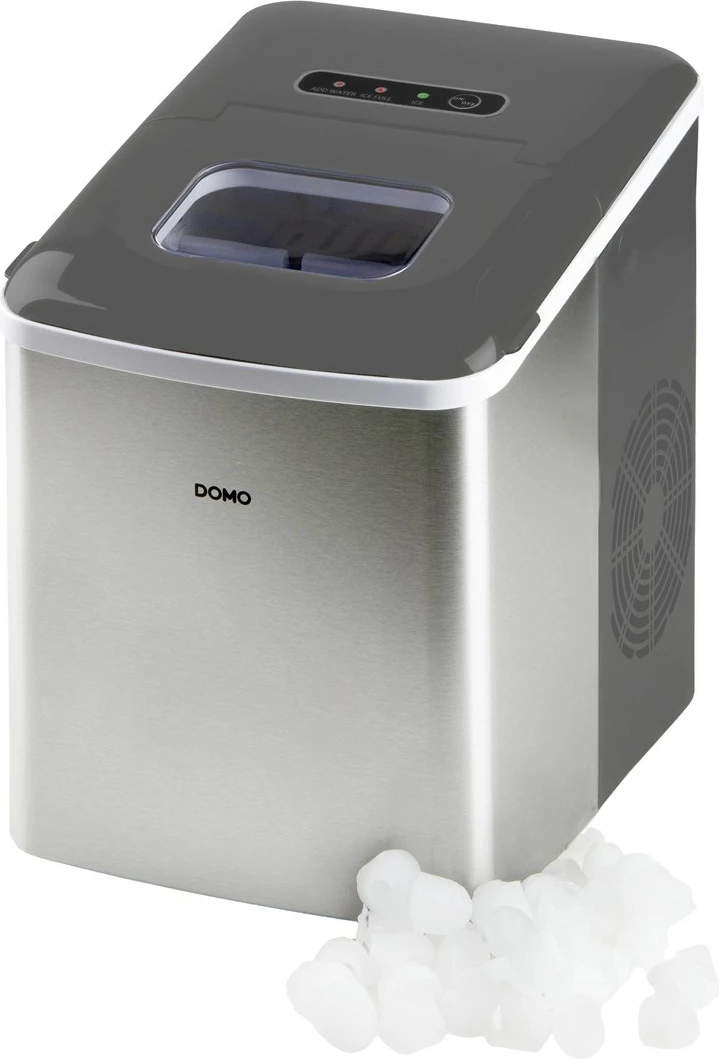 Aparat për akull DOMO DO9253IB, portativ, 12 kg/24h, çelik inoks