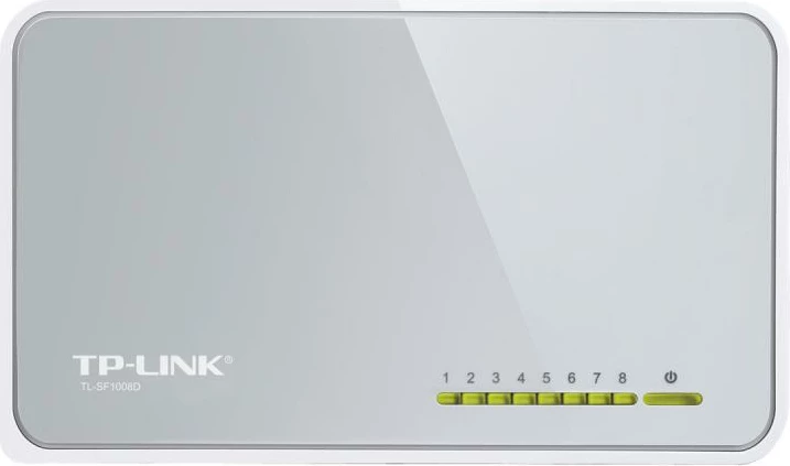 Switch, TP-Link TL-SF1008D, 8 porta RJ45 10/100Mbps, desktop