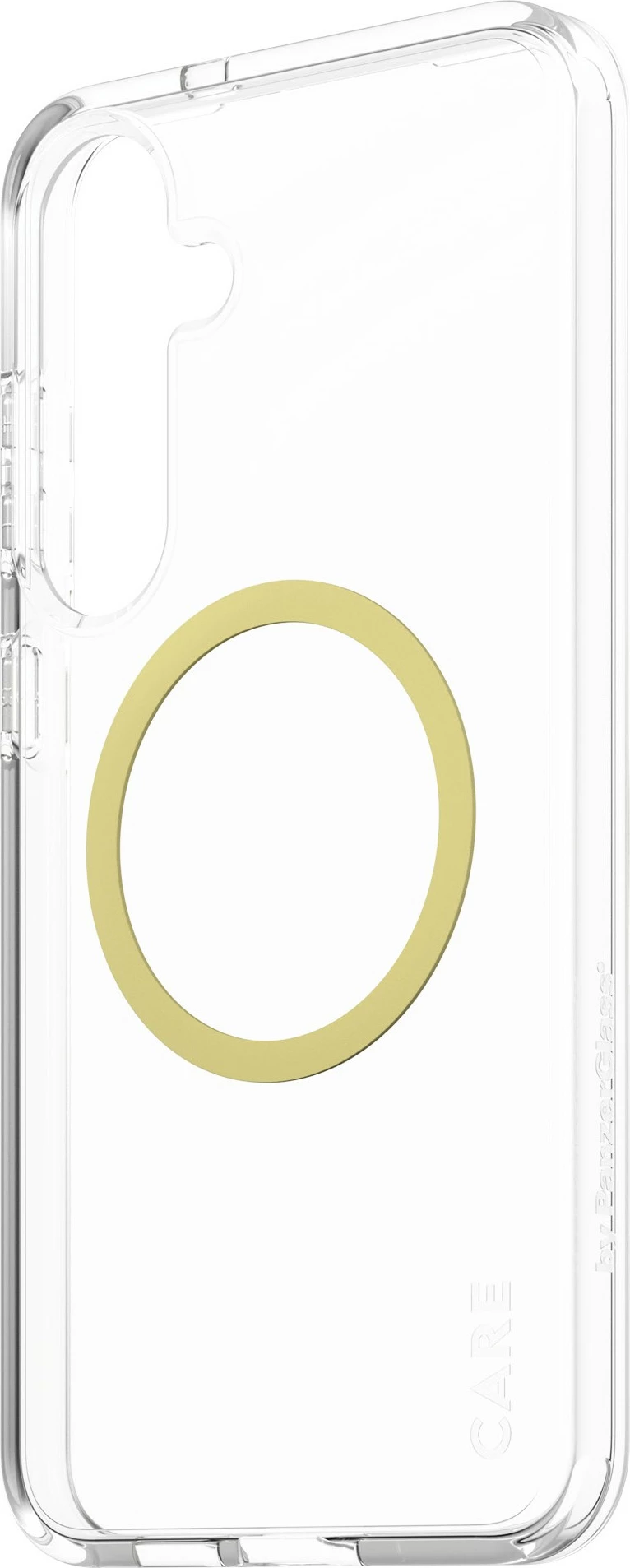 Mbështjellës PanzerGlass CARE Flagship Case Clear Chardonnay QI për Galaxy S25 Plus, transparent