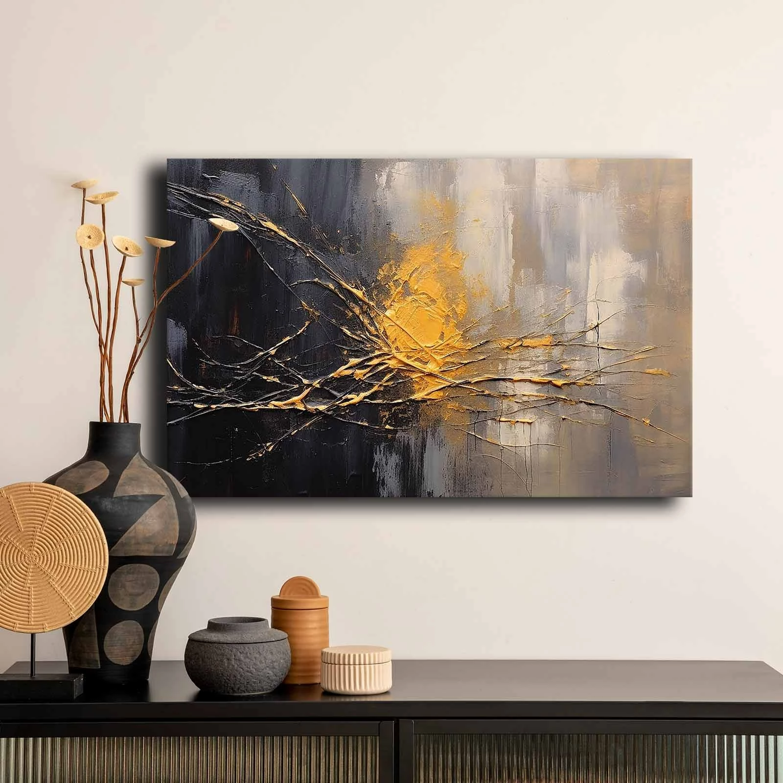 Pikturë dekorative në kanavacë, shumëngjyrëshe, 45x70cm, 4570GSC-008