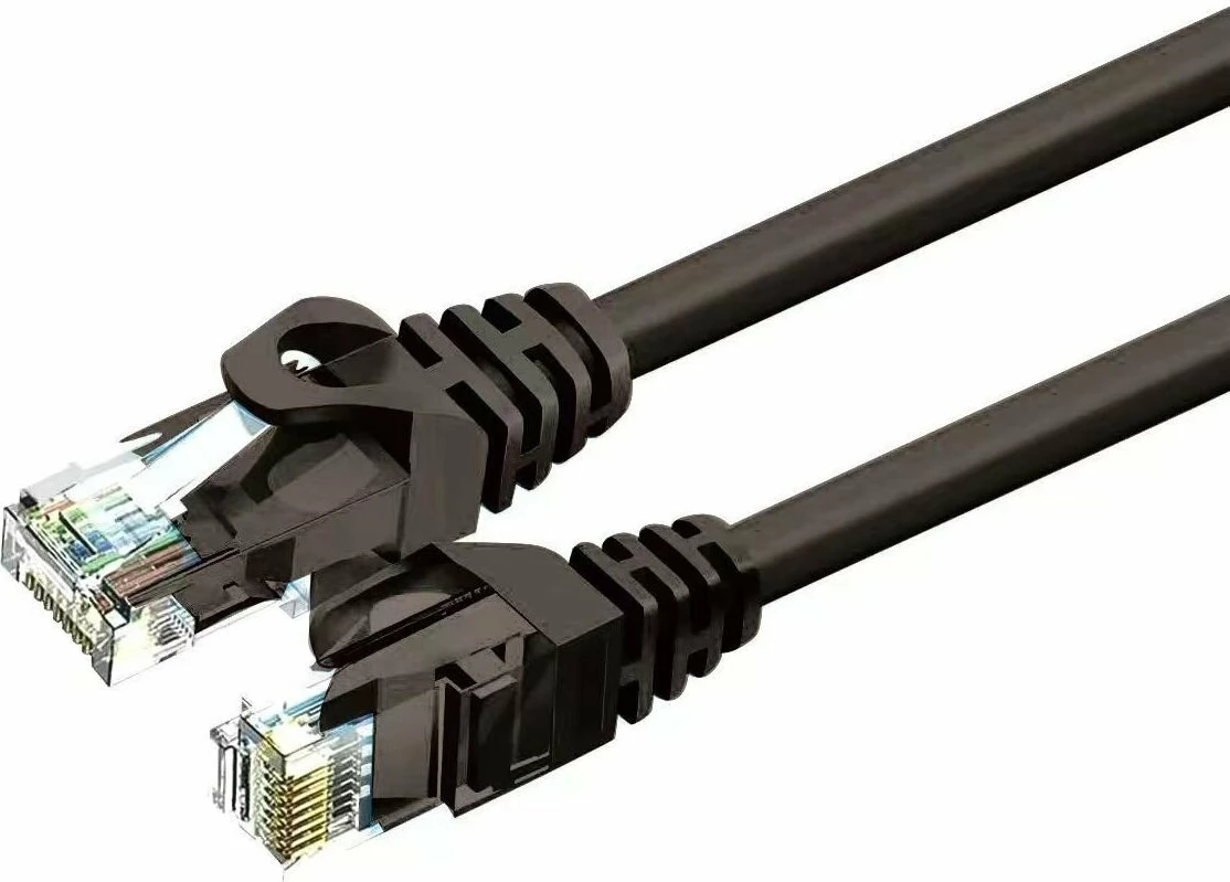 Kabllo rrjeti Ethernet ZOY Cat.6 UTP CCA 0.5 m e zezë