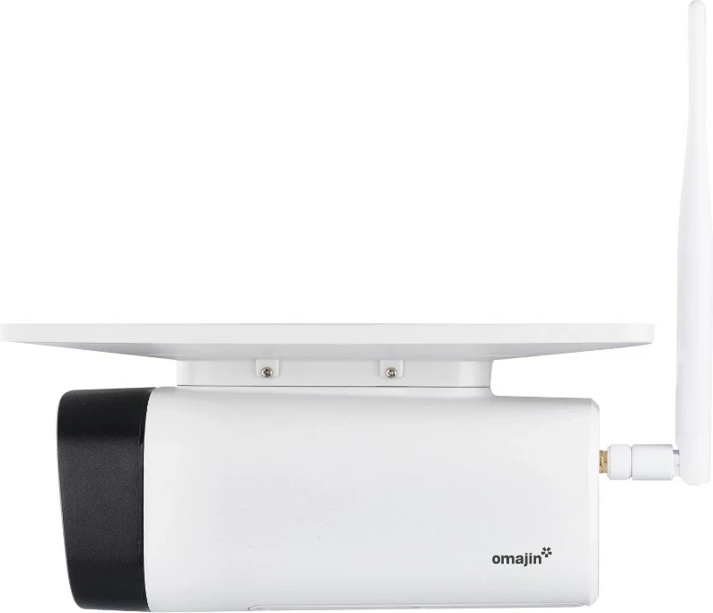 Kamerë sigurie wireless Omajin OSC-01-EU, solar, Bardhë, Zi