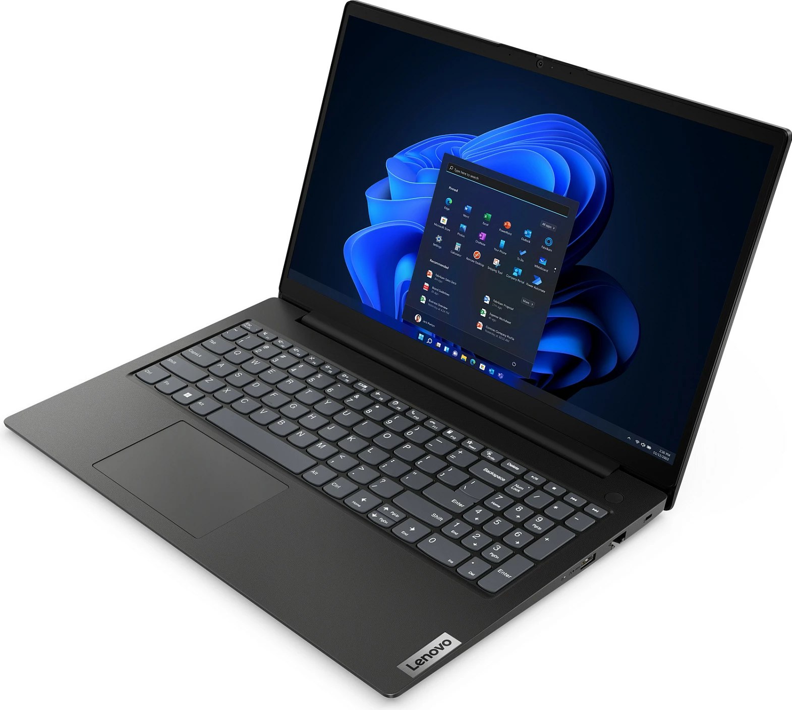 Laptop Lenovo V15 G4 AMN, Ryzen 5, 16GB RAM, 512GB SSD, 15.6", Business Black