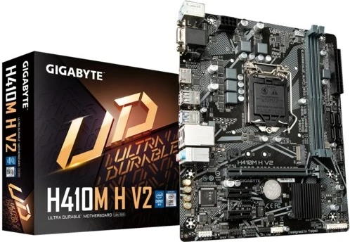 Pllakë amë Gigabyte H410M H V2, Socket LGA 1200, ATX, bronzë