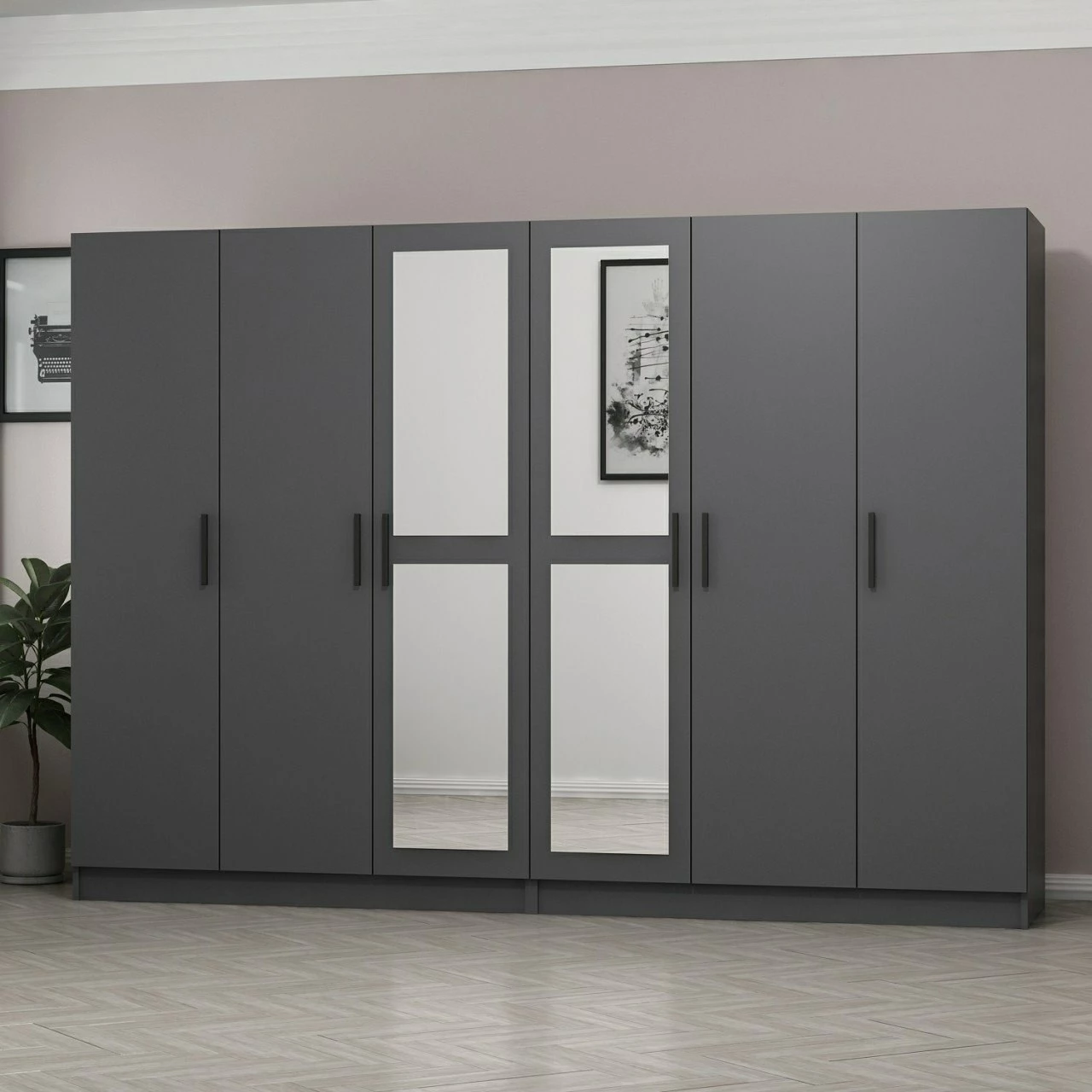 Dollap Skye Decor, anthracite, Kale - 5094