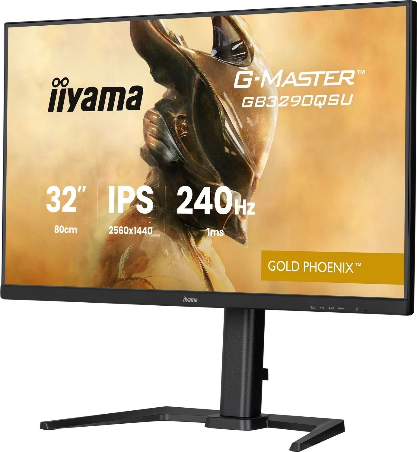 Monitor gaming iiyama G-Master GB3290QSU-B1 Gold Phoenix, 31.5 inch, QHD, 240Hz, IPS, e zi