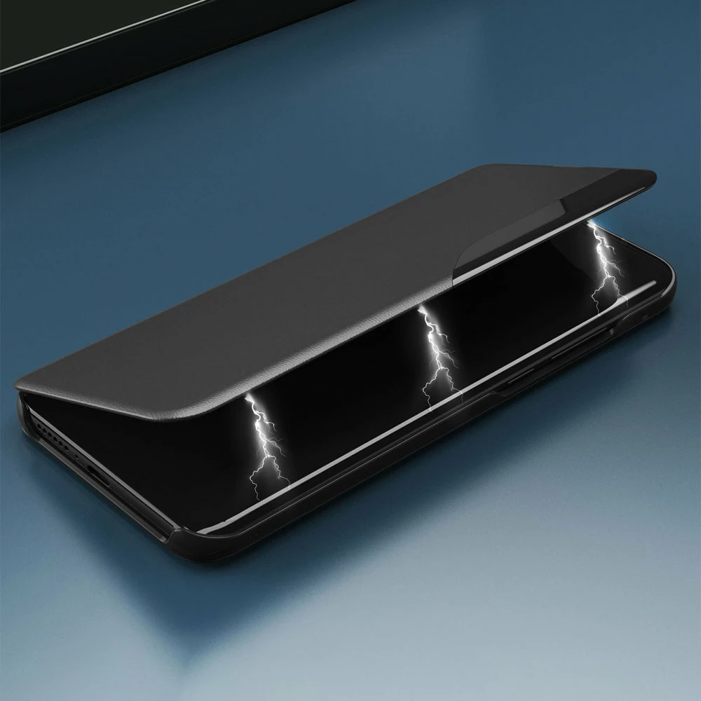 Mbështjellës Hurtel Eco Leather View Case për Xiaomi Redmi Note 11 Pro+ 5G / 11 Pro 5G / Mi 11i HyperCharge / Poco X4 NFC 5G, kaltër