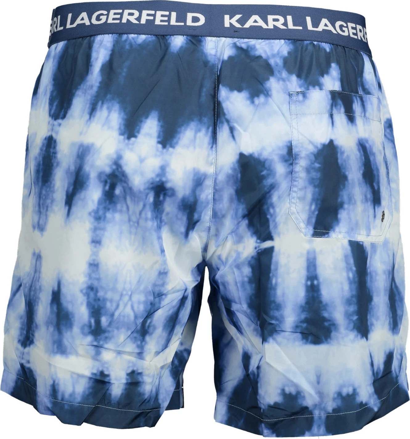 Boxer noti KARL LAGERFELD BEACHWEAR meshkuj, kaltër e hapur