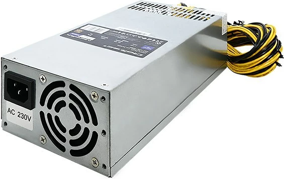 Kasë furnizues energjie Qoltec 50177, 1600W, 80 PLUS Gold, Silver