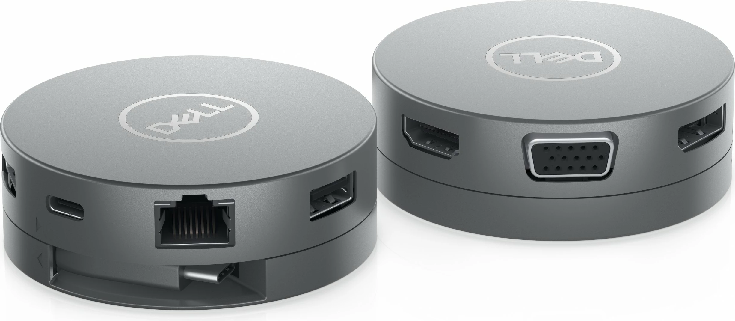 Adapter mobil USB-C DELL DA310, Wired, USB 3.2 Gen 2, Silver