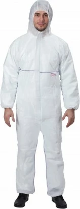 Kombinezon mbrojtës PROLINE 46191, 2XL, polipropilen 50 g/m², i bardhë
