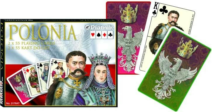 Letra loje Piatnik Polonia 2 kuverta, për fëmijë dhe të rritur, shumëngjyrëshe