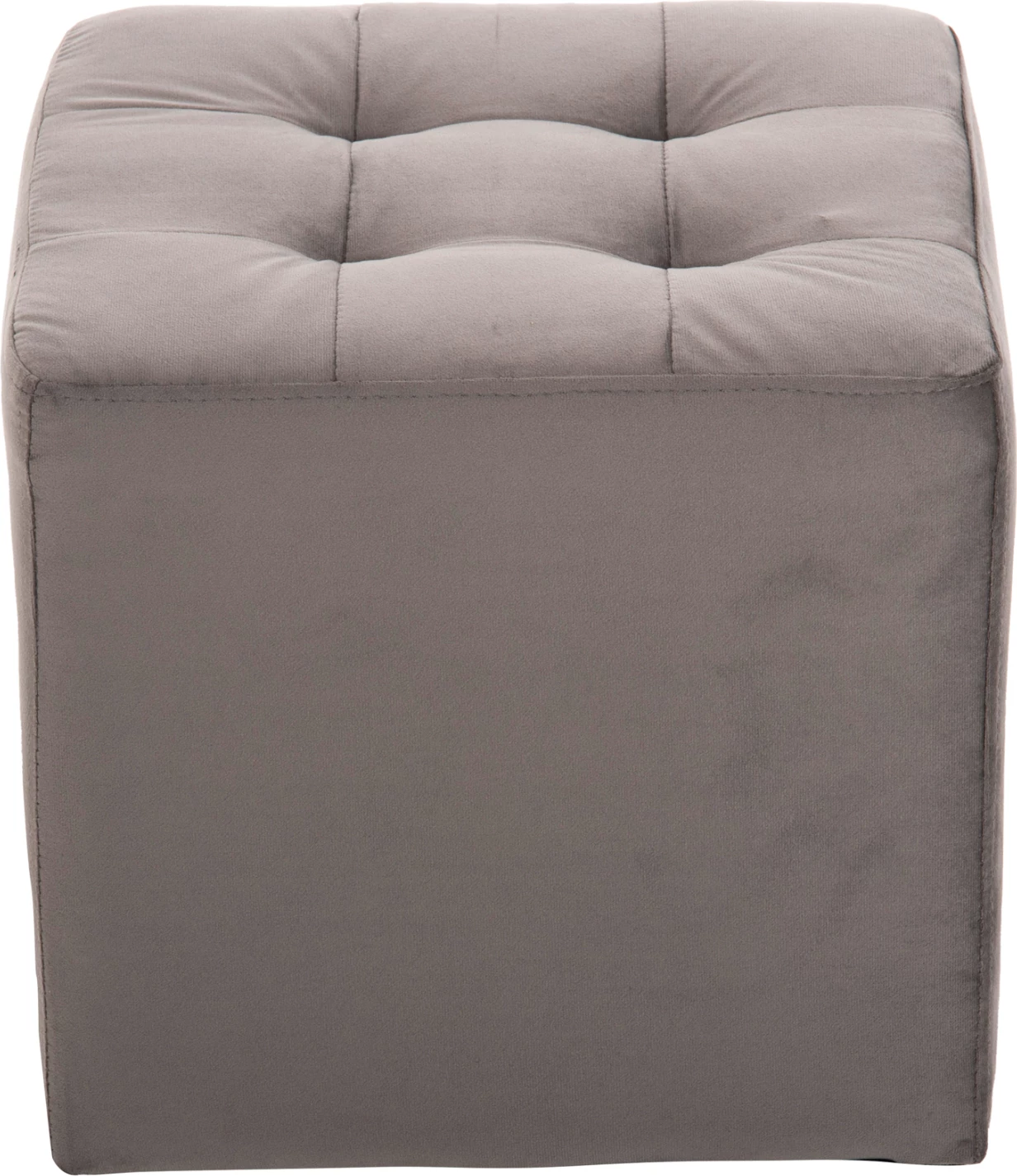 Karrige për bar PUNK, kadife gri, FH264.11, 39x39x36H cm