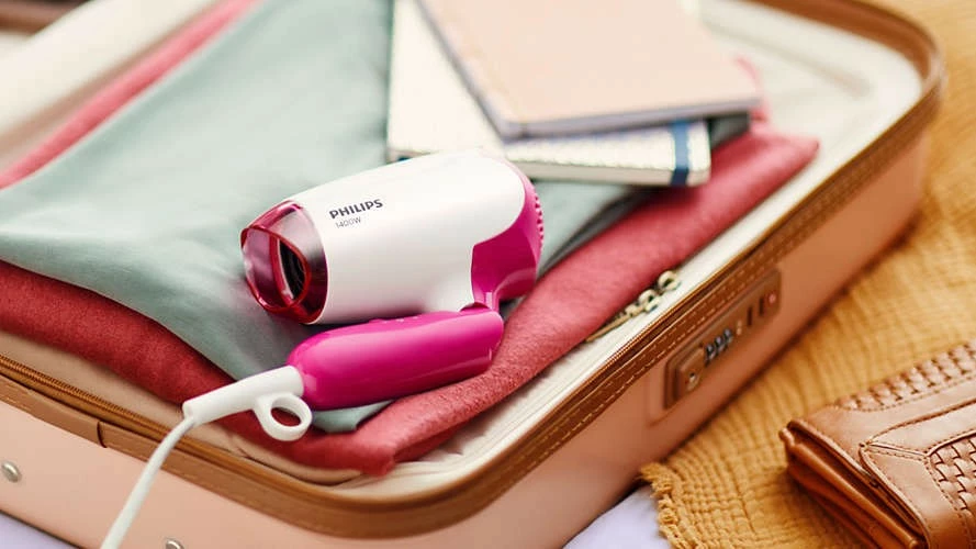 Tharëse flokësh Philips BHD003/00, 1400 W, Rozë/Bardhë