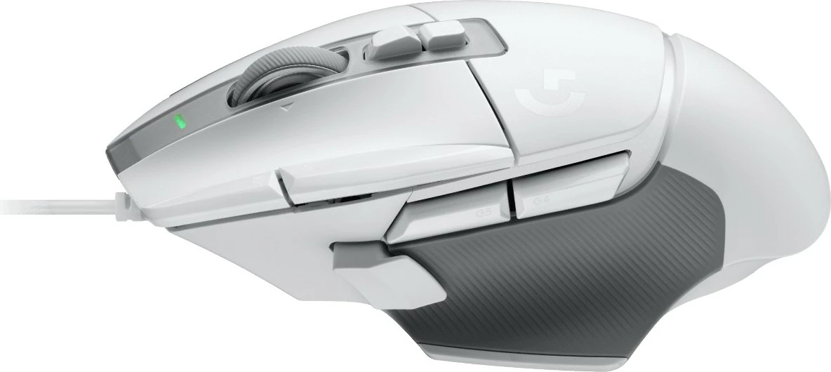Maus gaming Logitech G502 X, USB, i bardhë